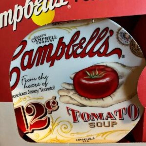 Vintage 2004 Campbell's Heritage Collection Collector Plates with Wall Hangers - Picture 3 of 4